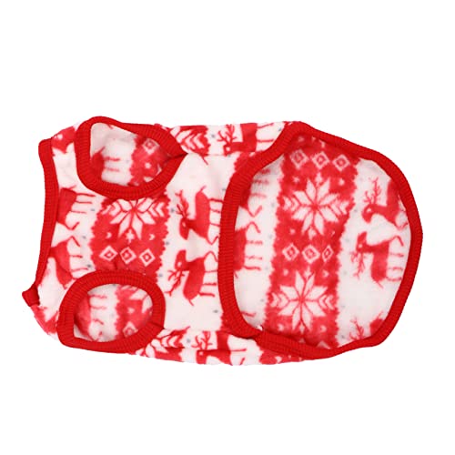YARNOW 1stück Kreatives Weihnachtskostüm Für Hunde Wärmende Pet-Bekleidung Mit Rentier-Design Für Festliche Anlässe Bequem Und Leicht Zu Reinigen Für Kleine Bis Mittlere Hunde Und von YARNOW