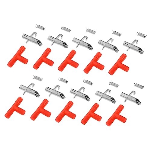 YARNOW 10 Sätze Kaninchentrinker Hühnertränken Wasserschlauchanschlüsse Käfig hasentränke tränke für Hasen Hamster zubehör Wasserfütterungsgerät für Kaninchen Tränkezubehör für Kaninchen von YARNOW