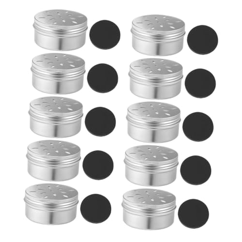 YARNOW Geruchstrainingswerkzeuge Für Hunde 10-teilige Metalldosen Mit Deckel Hundegeruchstrainings-Agility-kit von YARNOW
