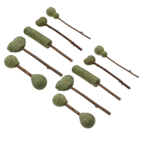 YARNOW Lutscher 10pcs Katze Dent Pflege Snacks Essbare Katze Kauen Natürliche Sticks Spielzeug von YARNOW