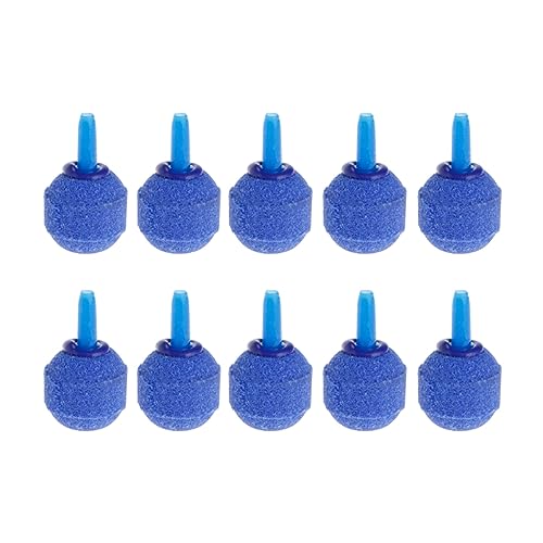 YARNOW 10 Stück Kugelform Luftstein für Aquarien Mineral Luftbläschen Diffusor für Fischbehälter und Hydroponik Blau YARNOW 10 Stück Kugelform Luftstein für Aquarien Mineral Luftbläschen Diffusor für Fischbehälter und Hydroponik Blau von YARNOW