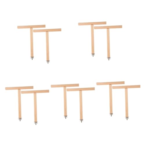 YARNOW 10 Stück Papageienstange Spielzeug Vogelstange Papageienstange Holzstange Für Papageien Vogel Stehstange Sittiche Holzstangen Sittiche Spielzeug Vogelkäfig Zubehör YARNOW 10 Stück Papageienstange Spielzeug Vogelstange Papageienstange Holzstange Für Papageien Vogel Stehstange Sittiche Holzstangen Sittiche Spielzeug Vogelkäfig Zubehör von YARNOW