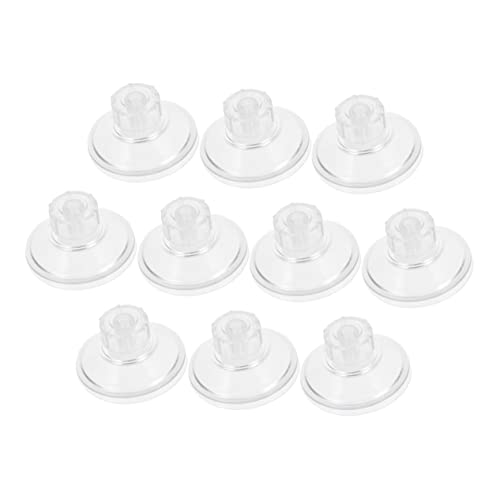 YARNOW 10 Stück Saugnapf drehen Saugnapfhalterung Suction Cup gluckaro Sauger Saugnapfhalter für Metall Sucker Schrauben Saugnäpfe mit Gewindeschraube Saugnapf mit Presskappenmutter PVC von YARNOW