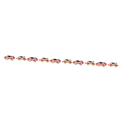 YARNOW 10 Stück Verstellbares Haustierhalsband mit Modischem Schleifendekor Langlebiges Leichtes Katzen und Hundehalsband für Angenehmen Passend für Kleine Tiere von YARNOW