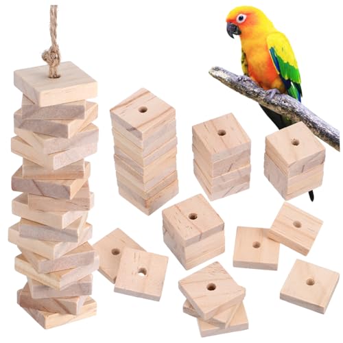 YARNOW Vogel Kauen Papagei Spielzeug Papagei Kauen Blöcke Hängen Löcher für Papageien Vogel Kauen Spielzeug YARNOW Vogel Kauen Papagei Spielzeug Papagei Kauen Blöcke Hängen Löcher für Papageien Vogel Kauen Spielzeug von YARNOW