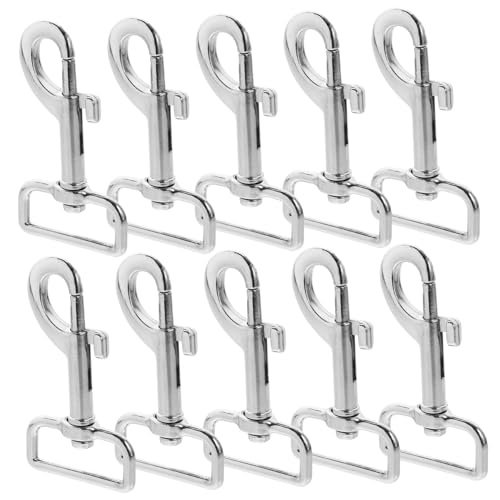 YARNOW 10stücke Pack Hundeleinen-schnallen Robuste Schnappverschlüsse Ersatz-schnallen Für Hundeleinen Und Gurtbänder Kompatibel Mit Canvas Und von YARNOW