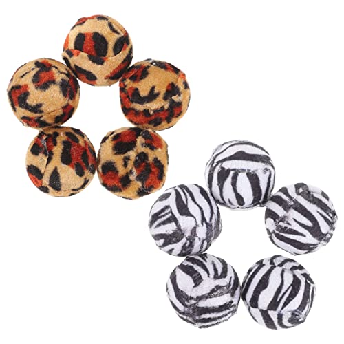 YARNOW 10stücke Katzenspielzeug Bälle Interaktives Katzenspielzeug Katzenbälle Haustierspielzeug Für Drinnen Aktivierung Neugier Kauball Spielzeug Für Katzen von YARNOW
