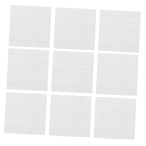 YARNOW 10stücke Drahtgeflecht Pads Für Aquarienpflanzen Rostfreies Netz Zur Fixierung Von Wassergras Und Moos Für Dekoration Ihres Fischbeckens von YARNOW