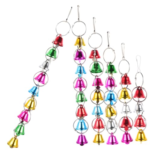 YARNOW 12 STK Bell Papagei Spielzeug Vogelglocken Spielzeug Papageienspielzeug für große Vögel Kauen vogelkäfig zubehör vogelzubehör für käfig während Mini-Spielzeug Glockendekor Haustier YARNOW 12 STK Bell Papagei Spielzeug Vogelglocken Spielzeug Papageienspielzeug für große Vögel Kauen vogelkäfig zubehör vogelzubehör für käfig während Mini-Spielzeug Glockendekor Haustier von YARNOW