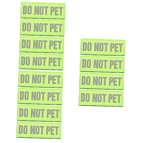 YARNOW 3er-Set Hunde-Patches „Nicht “ Selbstklebende Reflektierende Patches Für Diensthunde 4 Stück X 3 YARNOW 3er-Set Hunde-Patches „Nicht “ Selbstklebende Reflektierende Patches Für Diensthunde 4 Stück X 3 von YARNOW