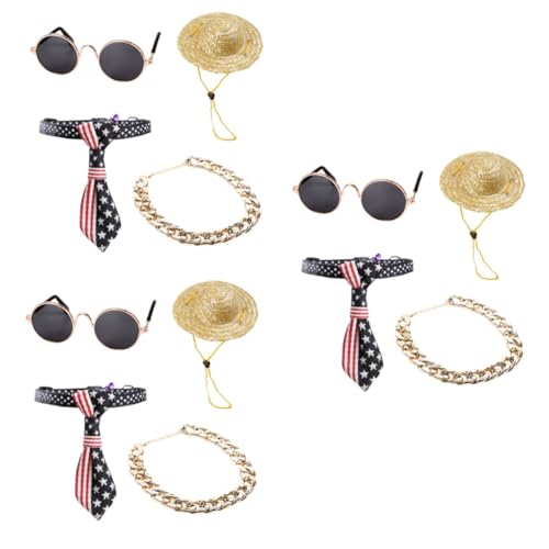 YARNOW 12 STK Haustier-Anhänger Halloween-Accessoires Geweih Halskette Necklace halsreif Halsketten eine Halskette Hüte Haustier Sonnenbrille Haustierhut Hund Katze Zubehör einstellen YARNOW 12 STK Haustier-Anhänger Halloween-Accessoires Geweih Halskette Necklace halsreif Halsketten eine Halskette Hüte Haustier Sonnenbrille Haustierhut Hund Katze Zubehör einstellen von YARNOW