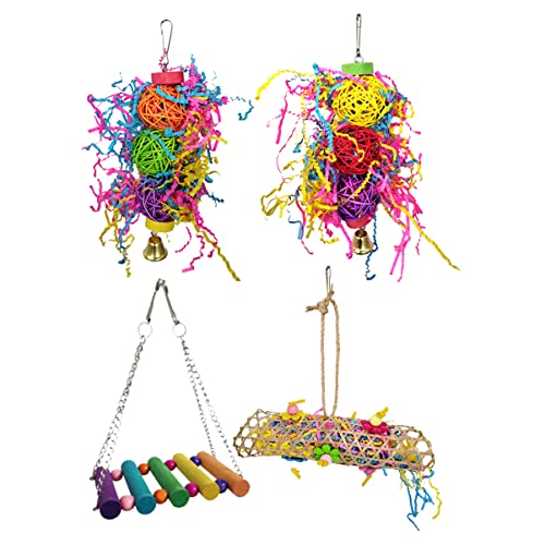 YARNOW 12 STK Papageienspielzeug Vogel Hängendes Spielzeug Conure-Spielzeug Zur Nahrungssuche Vogelspielzeug Sittiche Spielzeug Papageienschaukelspielzeug Kauspielzeug Haustier Schwingen YARNOW 12 STK Papageienspielzeug Vogel Hängendes Spielzeug Conure-Spielzeug Zur Nahrungssuche Vogelspielzeug Sittiche Spielzeug Papageienschaukelspielzeug Kauspielzeug Haustier Schwingen von YARNOW