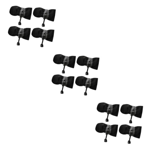 YARNOW 12 STK Schuhe für Hunde hundeschuhe hundepfoten Hunde Schuhe Dog Shoes Hundestiefel Stiefel für Hunde Regenstiefel mittlerer Hund Haustier Stiefel Schuhe Hund Schuhe Haustier Black YARNOW 12 STK Schuhe für Hunde hundeschuhe hundepfoten Hunde Schuhe Dog Shoes Hundestiefel Stiefel für Hunde Regenstiefel mittlerer Hund Haustier Stiefel Schuhe Hund Schuhe Haustier Black von YARNOW