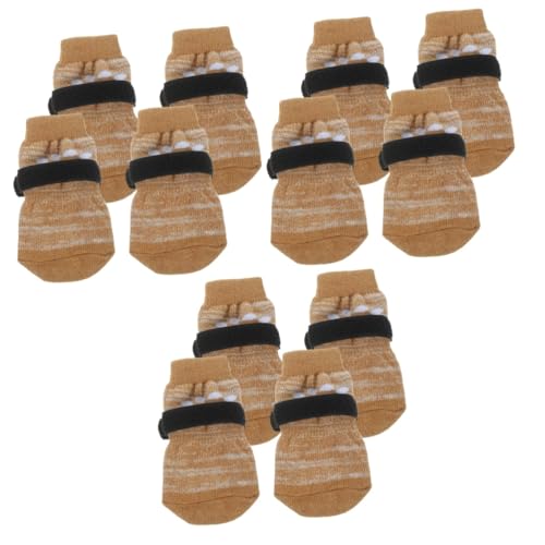 YARNOW 12 STK Hundesocken hundeschuhe hundezubehör Wintersocken für Hunde Haustiersocken Hunde Socken Tragbare Hundepfotenschützer Abriebfeste Baumwollsocken Pfotenschutz Baumwolle YARNOW 12 STK Hundesocken hundeschuhe hundezubehör Wintersocken für Hunde Haustiersocken Hunde Socken Tragbare Hundepfotenschützer Abriebfeste Baumwollsocken Pfotenschutz Baumwolle von YARNOW