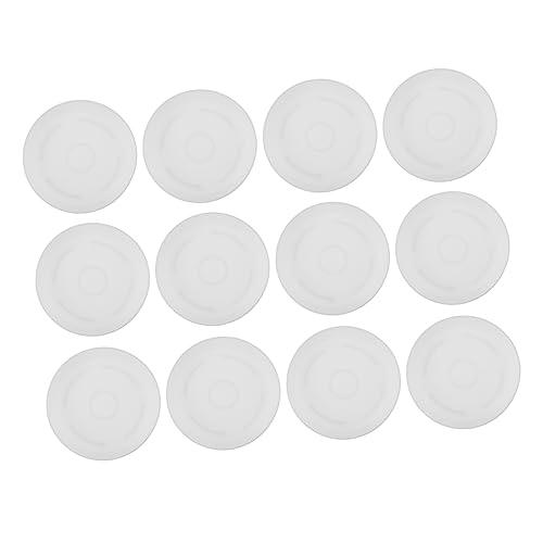 YARNOW 12 Stück Basis für Blumentöpfe pflanzenpflege pflanzenuntersetzer Pflanzentopf Wasserablauf Pflanzentopf Untersetzer übertöpfe Set Blumentopf Basis Pflanzentopfschale Plastik Weiß von YARNOW