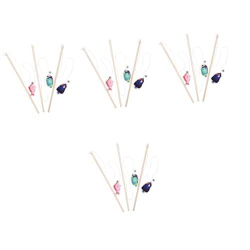 YARNOW 12 Stück Fische Holzstange Katzenspielzeug Katzenjagdspielzeug Interaktives Katzenspielzeug Kätzchen Zauberstab Spielzeug Feder Katzenspielzeug Kätzchen Stange Spielzeug YARNOW 12 Stück Fische Holzstange Katzenspielzeug Katzenjagdspielzeug Interaktives Katzenspielzeug Kätzchen Zauberstab Spielzeug Feder Katzenspielzeug Kätzchen Stange Spielzeug von YARNOW