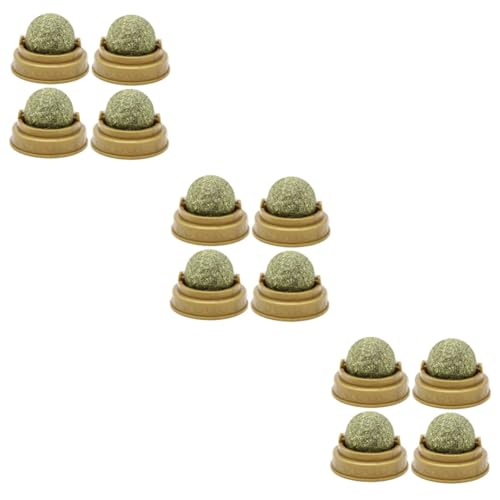 YARNOW 12 Stück Katzenleckball Katzenleckereien Minzball Wandaufklebball Spielzeug Katzenbissball Katzenverdauungsförderer Katzensnacks Süßigkeiten Katzenminze YARNOW 12 Stück Katzenleckball Katzenleckereien Minzball Wandaufklebball Spielzeug Katzenbissball Katzenverdauungsförderer Katzensnacks Süßigkeiten Katzenminze von YARNOW