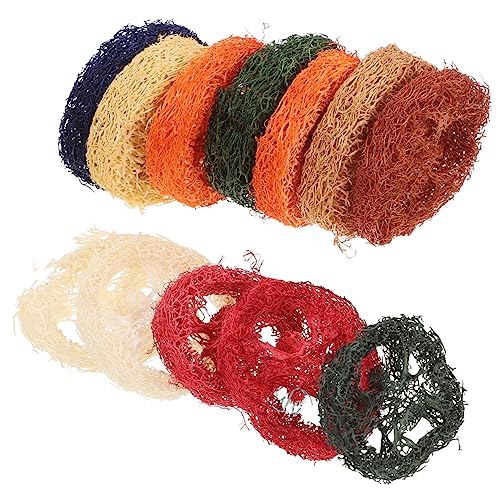 YARNOW 12stücke Kaninchen Luffa Kauartikel Hamster Kauartikel Meerschweinchen Spielzeug Natur Luffa Kauspielzeug Für Kleintiere Haustier Kauen Spielzeug Für Hasen Und Ratten von YARNOW