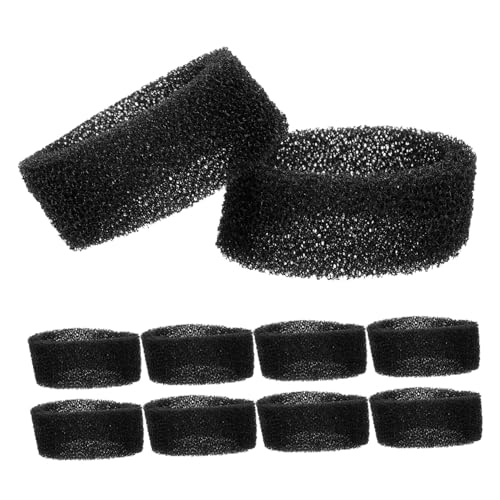 YARNOW 12 Stück Wasserspender Filterwatte wasserfilter katzenbrunnen Filter für katzenbrunnen trinkbrunnen Filter Haustier Ersatz Wasserspender für Hunde wasserfilter Hund Baumwolle Black von YARNOW