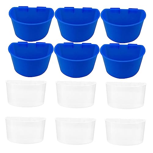 YARNOW Pet Bird Supply 12er-Pack Einfacher Käfig-futterspender Wassernapf Hohe Kapazität Vogelfutter-fütterungswerkzeuge YARNOW Pet Bird Supply 12er-Pack Einfacher Käfig-futterspender Wassernapf Hohe Kapazität Vogelfutter-fütterungswerkzeuge von YARNOW