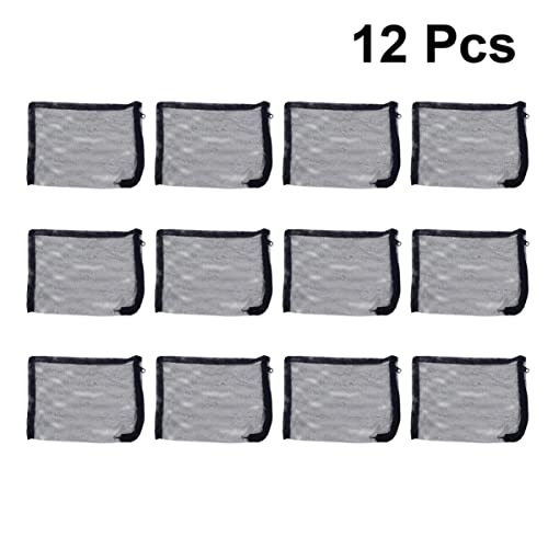 YARNOW 12st Filtersack Für Gartenteich Weißer Filterbeutel Gerätefilter Wischalkohol Pool-Netz Teichpumpe Und Filterset Gitterfilter Zinn Tank Schwammfilter Für Aquarien Blattfilter Black von YARNOW