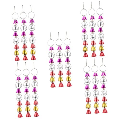 YARNOW 15 STK Bell Papagei Spielzeug Papagei Ablenkungsklingel Spielzeug Vogelkäfig Vogelspielzeug Für Sittiche Metalldekor Papageienspielzeug Während Dekorationen König YARNOW 15 STK Bell Papagei Spielzeug Papagei Ablenkungsklingel Spielzeug Vogelkäfig Vogelspielzeug Für Sittiche Metalldekor Papageienspielzeug Während Dekorationen König von YARNOW