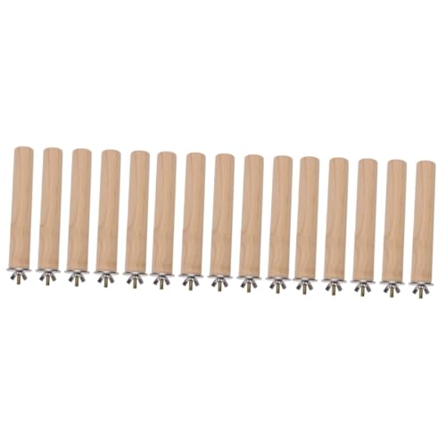 YARNOW 15 STK Vogelstange aus Holz vogelkäfig zubehör vogelzubehör für käfig Vogelspielzeug Vögel Stehen Spielzeuge Spielset aus Holz Vogel, der Stange spielt Holzständer für Papageien YARNOW 15 STK Vogelstange aus Holz vogelkäfig zubehör vogelzubehör für käfig Vogelspielzeug Vögel Stehen Spielzeuge Spielset aus Holz Vogel, der Stange spielt Holzständer für Papageien von YARNOW