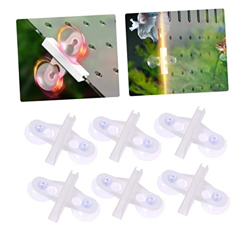 YARNOW 15stücke Aquarium Trennwand Aus Kunststoff Mit Saugnapf-Clip Klemme Für Aquarienplatten Zum Trennen Verschiedener Fische Weiß YARNOW 15stücke Aquarium Trennwand Aus Kunststoff Mit Saugnapf-Clip Klemme Für Aquarienplatten Zum Trennen Verschiedener Fische Weiß von YARNOW