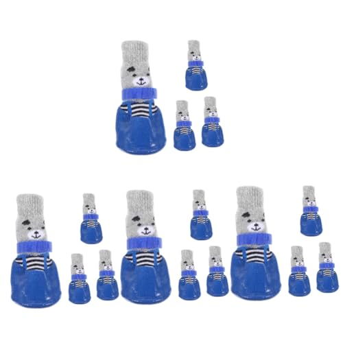YARNOW 16 STK Haustierschuhe wasserdichte Socken rutschfeste Socken Pfote Haustiersocken Auswechselbare Baumwollsocken Tragbare Baumwollsocken Socken Für Hunde Stiefel Hündchen Baumwolle YARNOW 16 STK Haustierschuhe wasserdichte Socken rutschfeste Socken Pfote Haustiersocken Auswechselbare Baumwollsocken Tragbare Baumwollsocken Socken Für Hunde Stiefel Hündchen Baumwolle von YARNOW
