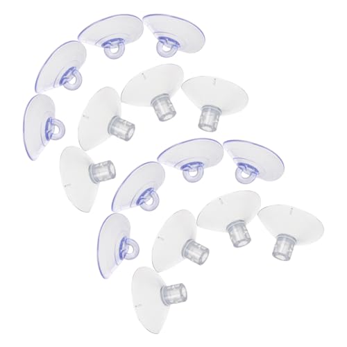 YARNOW 16 Stück Teiliges Transparente PVC-saugnäpfe für Katzenfensterhängematte Starke Runde Sauger mit Vakuumtechnik für Glas Einfacher Austausch Sicherer Halt Stabiler Katzenplatz von YARNOW