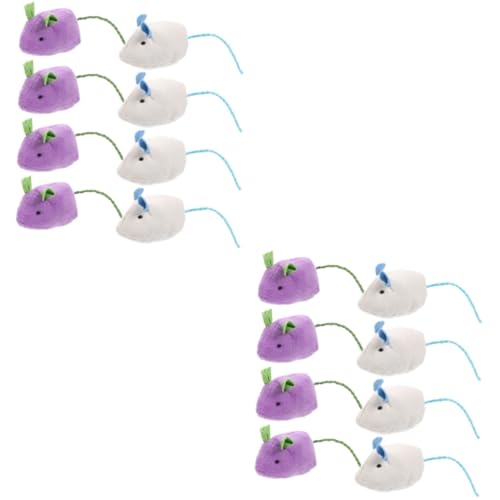 YARNOW 16stücke Katzen Spielzeug Mäuse Plüsch Und Langlebige Kätzchen Spielzeuge Beschäftigung Und Training Ihrer Katze Farbe Zufällig YARNOW 16stücke Katzen Spielzeug Mäuse Plüsch Und Langlebige Kätzchen Spielzeuge Beschäftigung Und Training Ihrer Katze Farbe Zufällig von YARNOW