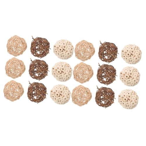 YARNOW 18 STK Vogel Spielset Futtervogelspielzeug Papageienspielzeug Haustier Spielzeug Vogel, Der Rattanbälle Kaut Kauspielzeug Für Vögel Vogelkäfig Spielzeug Tongcao-stiel YARNOW 18 STK Vogel Spielset Futtervogelspielzeug Papageienspielzeug Haustier Spielzeug Vogel, Der Rattanbälle Kaut Kauspielzeug Für Vögel Vogelkäfig Spielzeug Tongcao-stiel von YARNOW