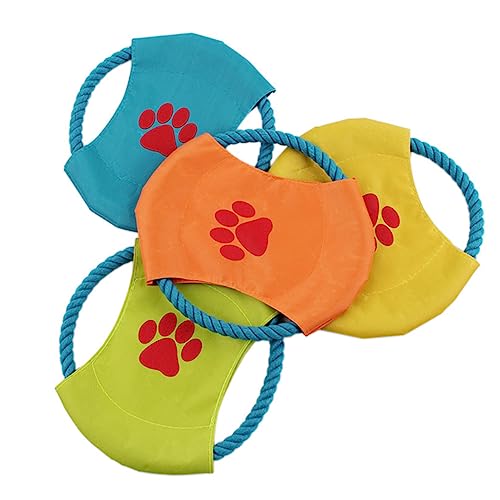 YARNOW Spezielles Hundetrainingsspielzeug Haustier-Fliegende Scheiben Einzigartiges Design Samojede Farbmuster Zufällig YARNOW Spezielles Hundetrainingsspielzeug Haustier-Fliegende Scheiben Einzigartiges Design Samojede Farbmuster Zufällig von YARNOW