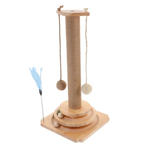 YARNOW 1Satz Kratzspielzeug Für Katzen Hoher Kletterpfostenspielzeug Katzenkratzbaum Aus Platzsparend Für Indoor Katzen Schützend Für Möbel YARNOW 1Satz Kratzspielzeug Für Katzen Hoher Kletterpfostenspielzeug Katzenkratzbaum Aus Platzsparend Für Indoor Katzen Schützend Für Möbel von YARNOW