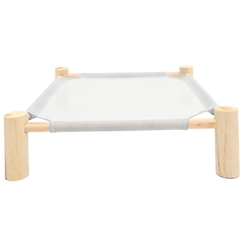 YARNOW Reptilienhängematte Eidechsen-holzbett Kreatives Haustierzubehör Schlafbett Netting Für Reptilien Hängebett Mit Holz Rack Spielzeug Für Eidechsen von YARNOW