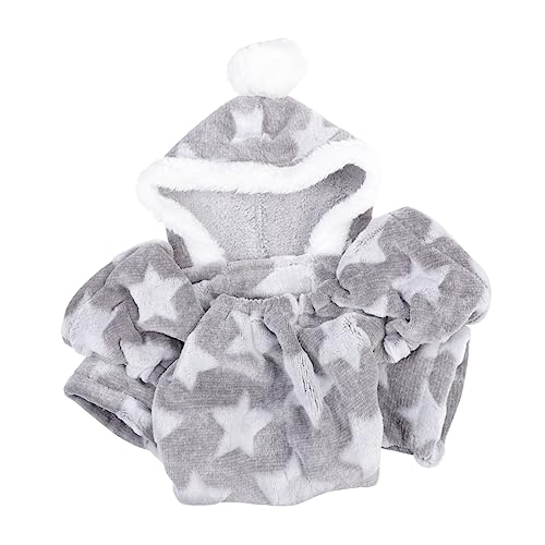 YARNOW Süßer Hunde-Schlafanzug Mit Mütze Overall Aus Korallenfleece Bequem Für Hunde YARNOW Süßer Hunde-Schlafanzug Mit Mütze Overall Aus Korallenfleece Bequem Für Hunde von YARNOW