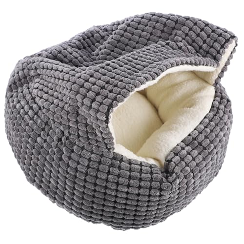 YARNOW 1Stk Haustierbett pet Bed petbett hundematten hundbetten Haustiermatte luxuriöses hundebett selbstwärmendes hundebett Katzennestbett Winterkatzenbett Hundeschlafnest Maiswolle Grey YARNOW 1Stk Haustierbett pet Bed petbett hundematten hundbetten Haustiermatte luxuriöses hundebett selbstwärmendes hundebett Katzennestbett Winterkatzenbett Hundeschlafnest Maiswolle Grey von YARNOW