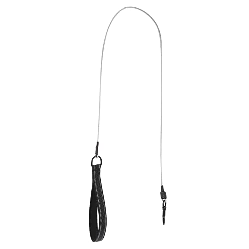 YARNOW 1Stk Hundeleine Hundezubehör erweiterbarer Gürtel Kette geführter Hotdog züchten One-Shoulder-Einkaufstasche Netz Trainingsseil für Hunde Haustierseil aus Stahldraht Nylon Black von YARNOW