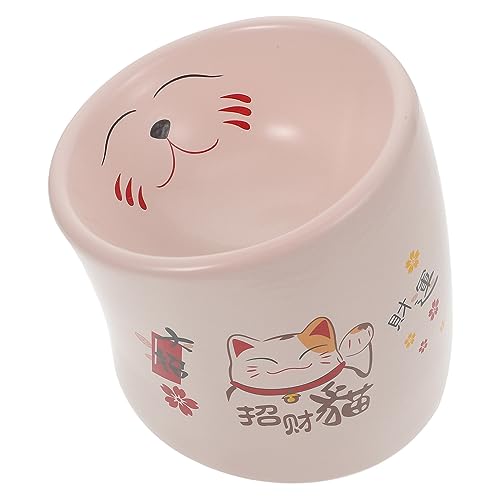 YARNOW 1pc Keramik Katze Schüssel Nicht Hohe-fuß Pet Feeder Für Nicht Katze Lebensmittel Trinkwasser Feeder YARNOW 1pc Keramik Katze Schüssel Nicht Hohe-fuß Pet Feeder Für Nicht Katze Lebensmittel Trinkwasser Feeder von YARNOW