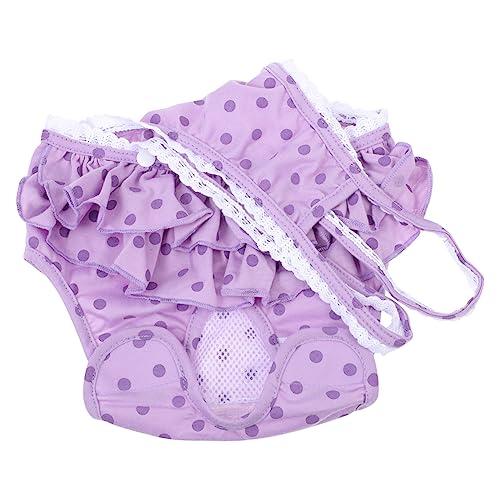 YARNOW 1stück Pet Diaper Hundehose Für Weibliche Hunde Atmungsaktive Wiederverwendbare Hygieneunterwäsche Für Hunde Schützend Bequem Und Pflegeleicht Für Läufigkeit von YARNOW
