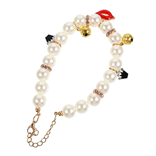 YARNOW Luxuriöses Haustierhalsband Mit Kette Geflochtenes Für Hunde & Haustierhalskette Verstellbare Haustierkette Dekoratives Haustierhalsband Uk von YARNOW