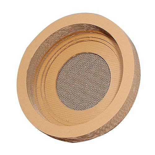 YARNOW 1Stück Dicke Wellpapier Katzenkratzbrett Mit Schalenform Und Sicher Für Katzen Fördert Krallenpflege Und Spielvergnügen YARNOW 1Stück Dicke Wellpapier Katzenkratzbrett Mit Schalenform Und Sicher Für Katzen Fördert Krallenpflege Und Spielvergnügen von YARNOW