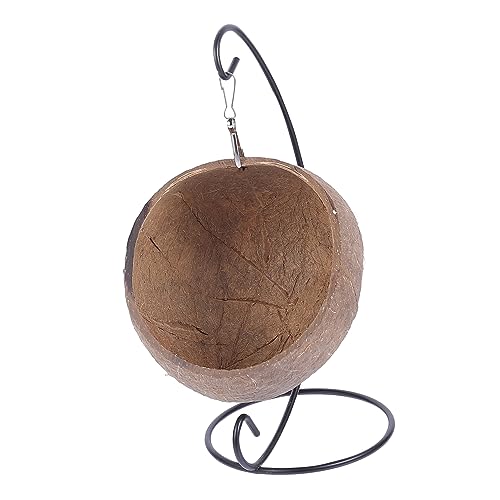 YARNOW 1Stück Hängematte Für Kleine Kokosnussschalen Design Kuschelnest Für Hamster Meerschweinchen Und Andere Nager Schlafbett Für Haustiere von YARNOW