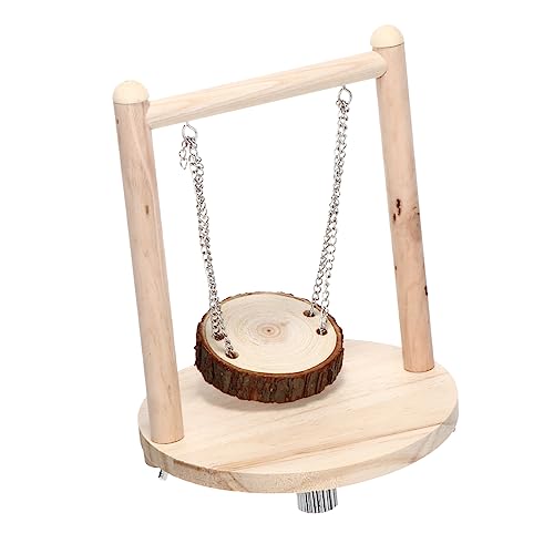 YARNOW Holzspielzeug Für Hamster Und Kleintiere Robustes Swing Spielzeug Bewegung Und Koordination Für Käfige Haustierbedarf Für Zwerghamster Und Meerschweinchen von YARNOW