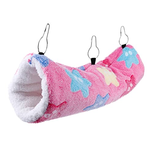 YARNOW 1Stück Hamster Hängematte Für Kleine Haustiere Gemütlicher Snuggle Tunnel Aus Warmes Höhlenbett Seestern Für Hamster Und Nager von YARNOW