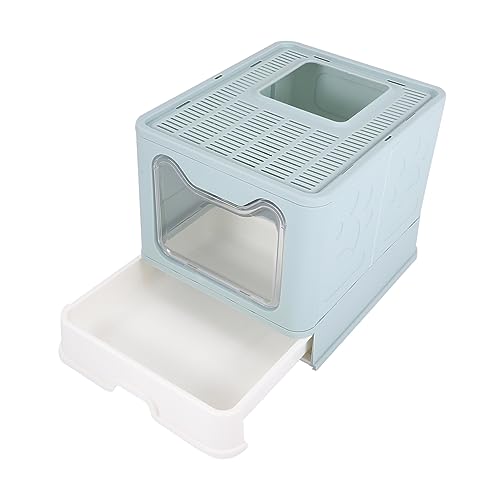 YARNOW 1Stück Katzentoilette Mit Spritzschutz Große Geschlossene Katzentoilette Aus Hochwertigem Material Für Kätzchen Und Katzen Zu Reinigen Für Sauberkeit Zu Hause von YARNOW
