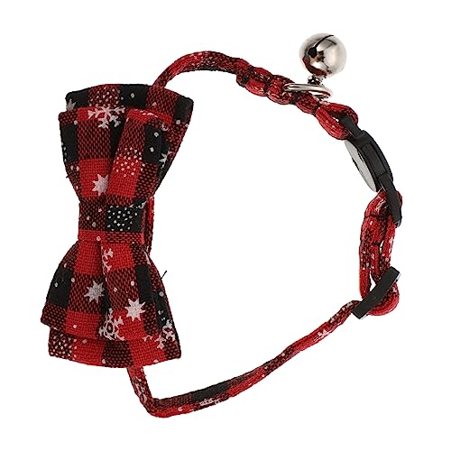 YARNOW 1stk Halsband Haustierzubehör Hund Weihnachtsfliege Hundehalsbänder Für Welpen Kätzchen Zubehör Welpe Fliege Für Katzenfliege Krawattenkragen Rot Baumwolle Polyester YARNOW 1stk Halsband Haustierzubehör Hund Weihnachtsfliege Hundehalsbänder Für Welpen Kätzchen Zubehör Welpe Fliege Für Katzenfliege Krawattenkragen Rot Baumwolle Polyester von YARNOW