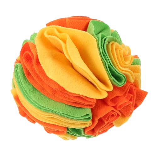 YARNOW 1stk Hundeschnüffelball Interaktives Futterspiel Für Hunde Kauen Für Welpen Schnüffelspielzeug Für Haustiere Puzzle-Spielzeug Für Welpen Hund Schnüffelt Gehirnspielzeug Polarfleece YARNOW 1stk Hundeschnüffelball Interaktives Futterspiel Für Hunde Kauen Für Welpen Schnüffelspielzeug Für Haustiere Puzzle-Spielzeug Für Welpen Hund Schnüffelt Gehirnspielzeug Polarfleece von YARNOW