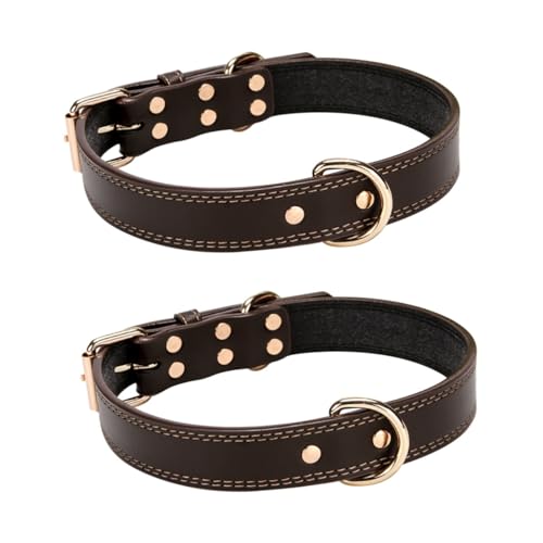 YARNOW 2-teilige Für Hunde Haustierhalsband Verstellbar Und D-Schnalle Dekoratives Für Große Hunde Glocke Modisch YARNOW 2-teilige Für Hunde Haustierhalsband Verstellbar Und D-Schnalle Dekoratives Für Große Hunde Glocke Modisch von YARNOW