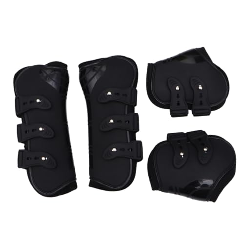 YARNOW 2 Paar Beinschiene Für Pferde Reitausrüstung Wasserdichter Beinschutz Für Pferde Beinbandagen Für Pferde Schutz-stützwickel Black YARNOW 2 Paar Beinschiene Für Pferde Reitausrüstung Wasserdichter Beinschutz Für Pferde Beinbandagen Für Pferde Schutz-stützwickel Black von YARNOW